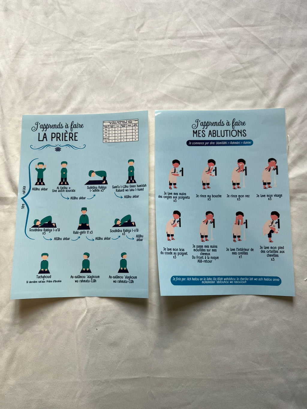 Set j'apprends la prière